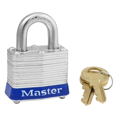BLUE SAFETY LOCKOUT PADLOCK KEYED DIFFE